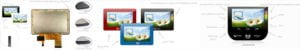 uxTouch TFT mit Coverglas in verschiedenen und individuellen Farben kundenspezifisch mit Touchscreen